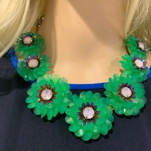 J. Crew Jewelry - J Crew floral crystal necklace J. Crew Jewelry - J Crew floral crystal necklace